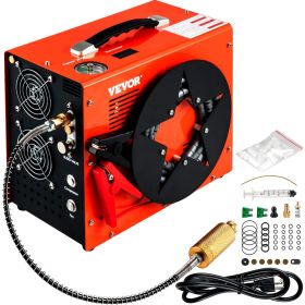 VEVOR PCP Air Compressor, Auto-stop Powered by DC 12V Car or Home AC 110V/220V